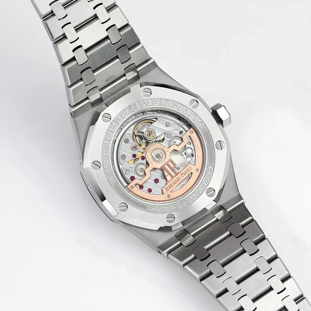 View 9 of Audemars Piguet Royal Oak Perpetual Calendar Watch – Green Dial, Stainless Steel Case, 41mm