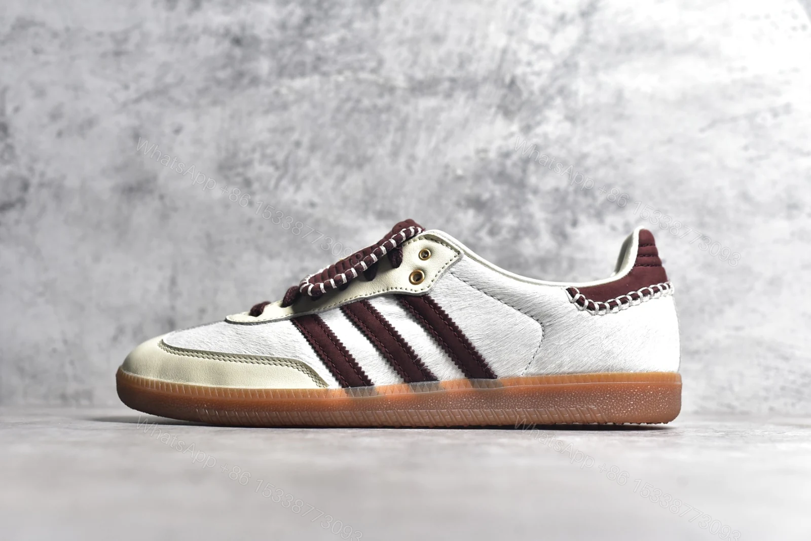 adidas Samba Nylon Tonal Wales Bonner Cream White — view 1