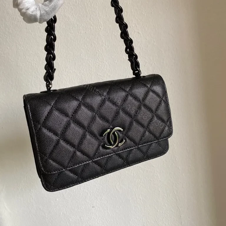 View 9 of Chanel-Inspired Quilted Leather Crossbody: Luxe Everyday Bag