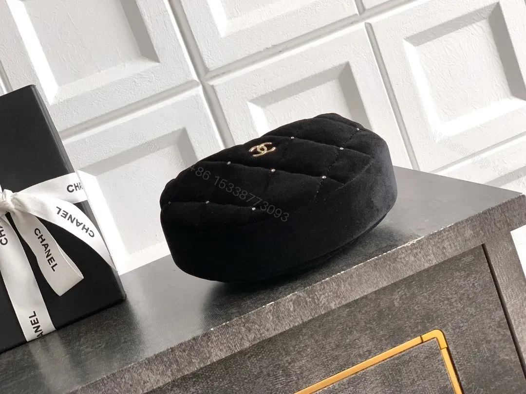 View 8 of Velvet Quilted Mini Bag: All-Season Luxe Top-Handle Purse
