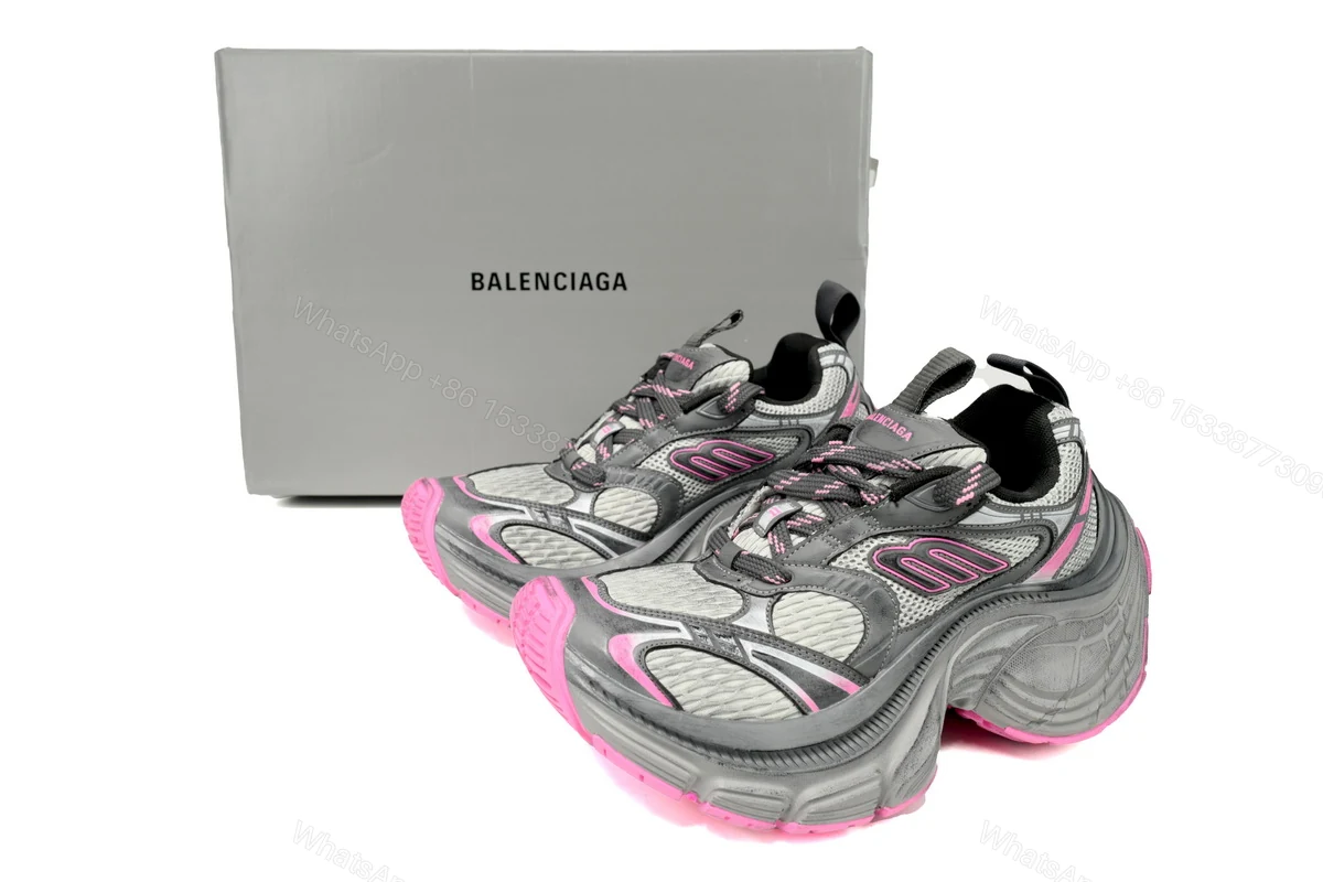 Balenciaga 10 XL White and Black 784342 W2MV2 9050 — view 2