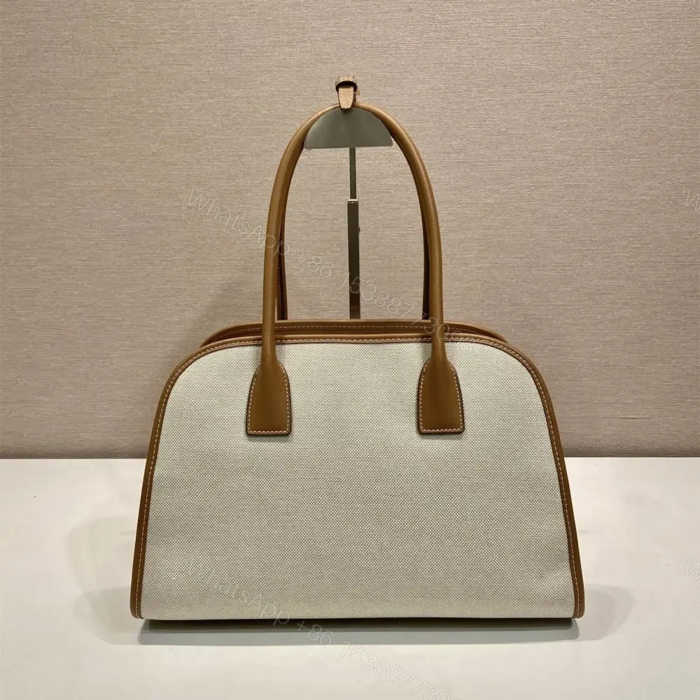 View 2 of 高仿Prada*Oversize系列1BG572織物手提包棕色中號免檢版