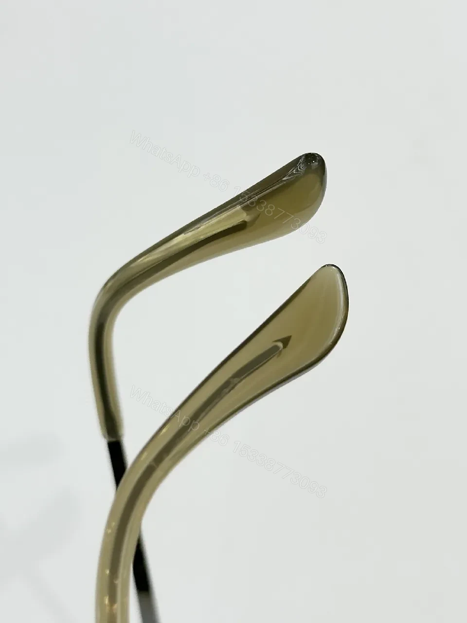 View 9 of Matte-Black Lightweight Polarized Round-Oval Sunglasses