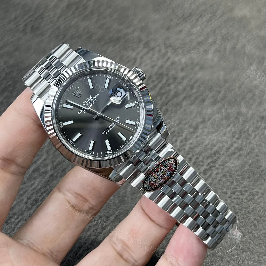 View 3 of Rolex Datejust Rhodium Dial 126334 Jubilee 41 mm