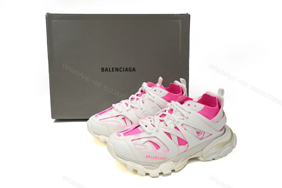 Balenciaga Track Black Rice Pink White 736328 W3SKC 9055 — view 2