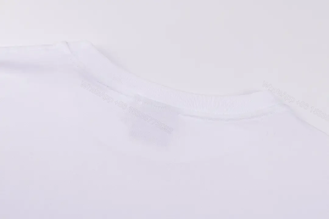 View 3 of White Cotton Casual Tee with Pocket Dior Patch [T-Shirt]