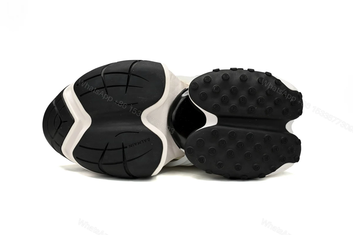 View 4 of BALMAIN Multikolor Buty sportowe Black And White YM1VJ309