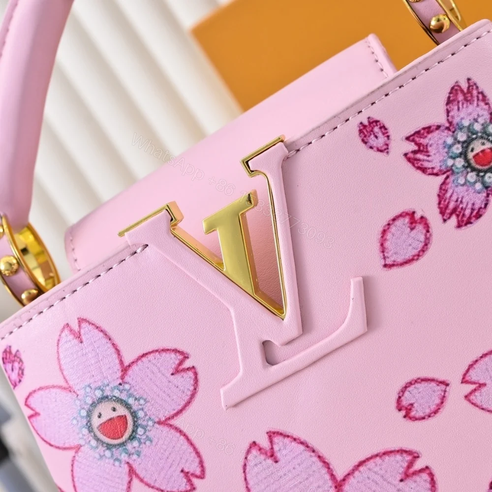 View 6 of Louis Vuitton X Takashi Murakami Capucines Mini Pink 21Cm M13249