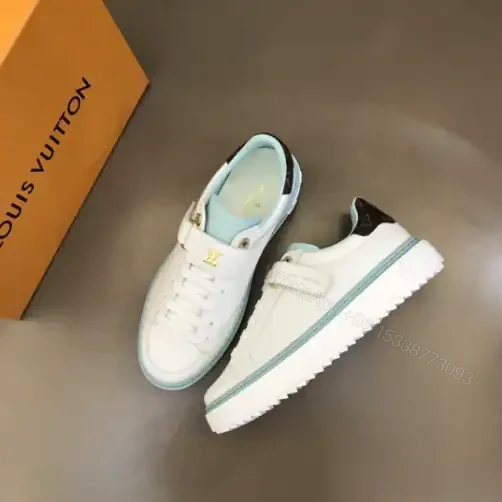 View 4 of LOUIS VUITTON TIME OUT SNEAKER IN WHITE AND BLUE – LSVT365