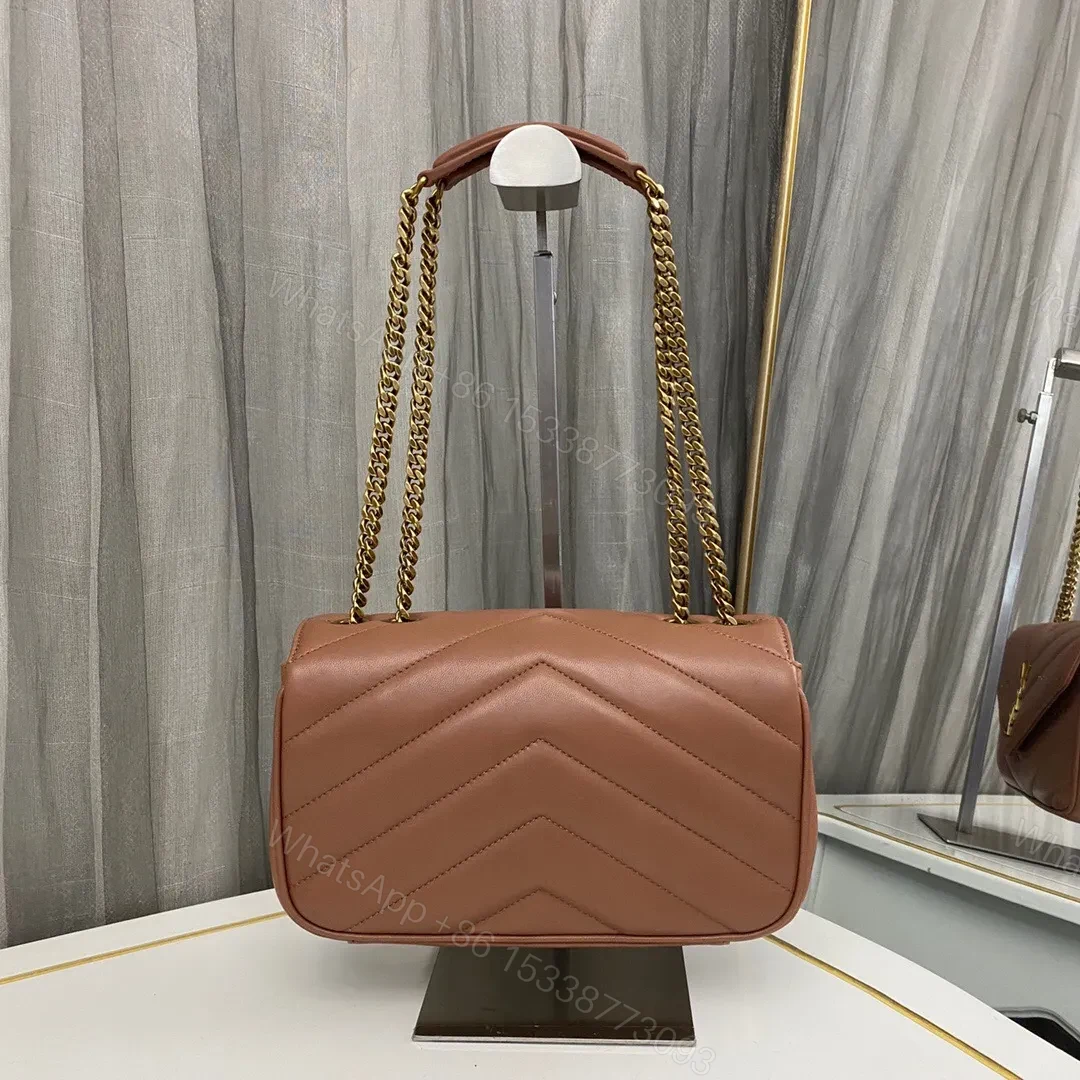 View 2 of YSL Loulou medium in Matelassé Lambskin HORTENSIA