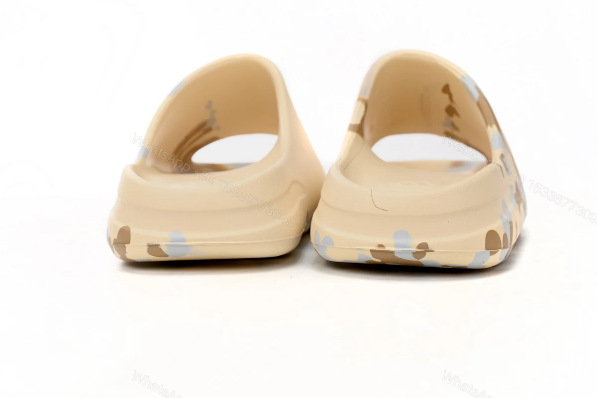 View 4 of adidas Yeezy Slide Enflame Oil Painting White Yellow GW1932