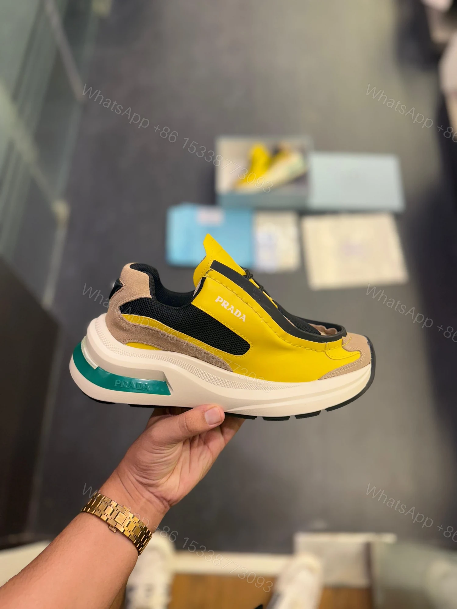 View 7 of FIRST COPY PRADA-MILAN SNEAKER FOR MEN