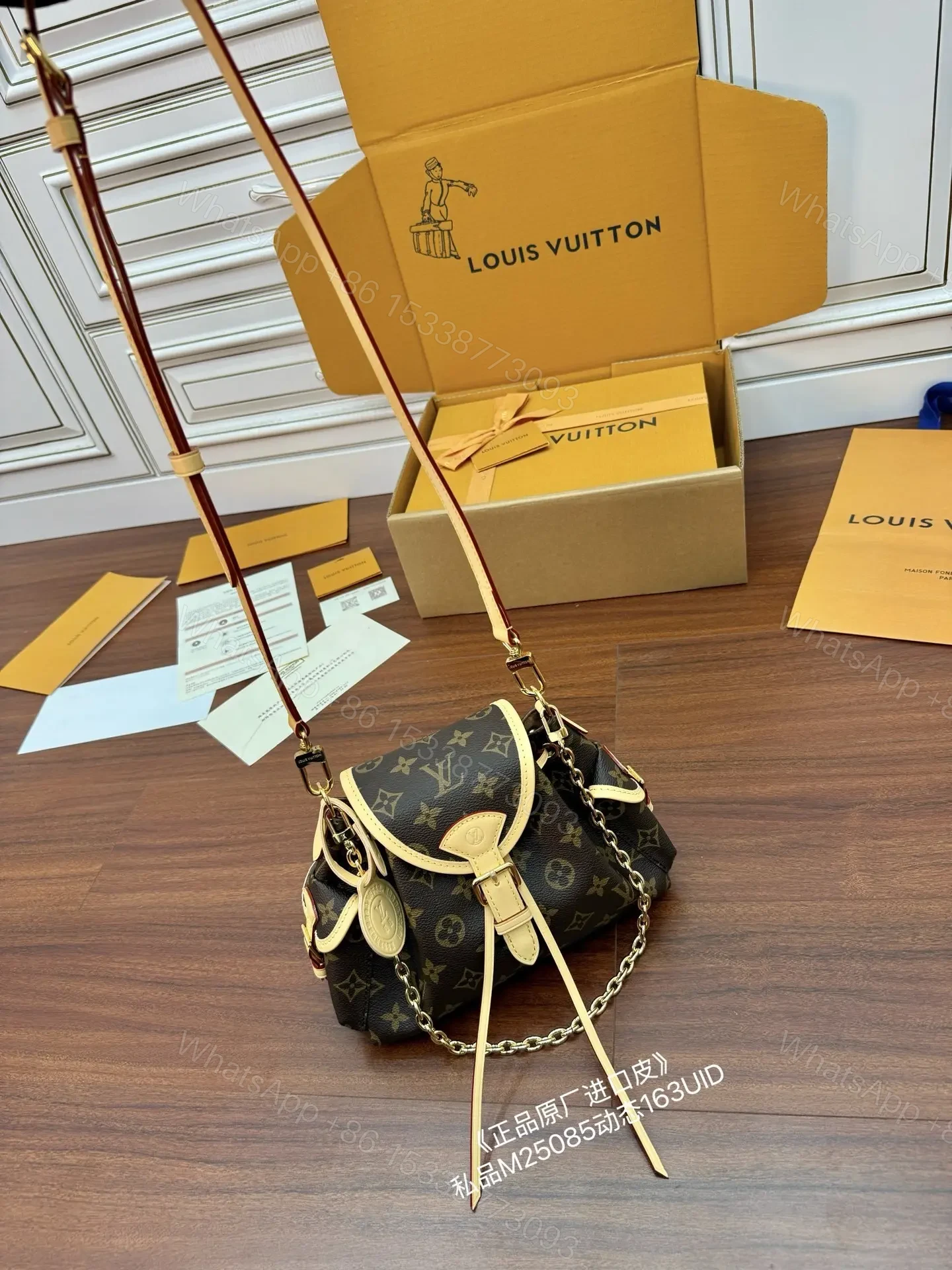 View 2 of Louis Vuitton Odyssée Handbag in Signature Monogram canvas