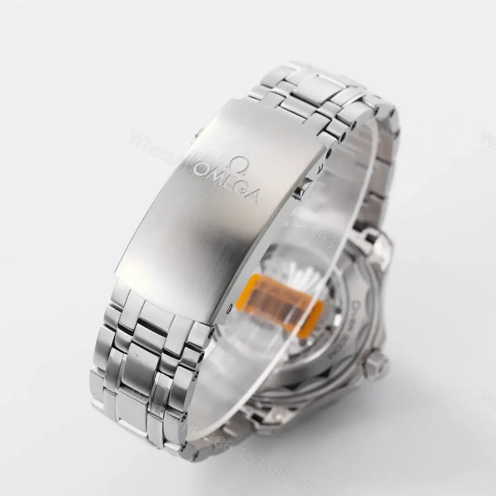 View 7 of Omega Seamaster 300M Replica Watch Stainless Steel Black Dial 42MM Custom 8800 Movement