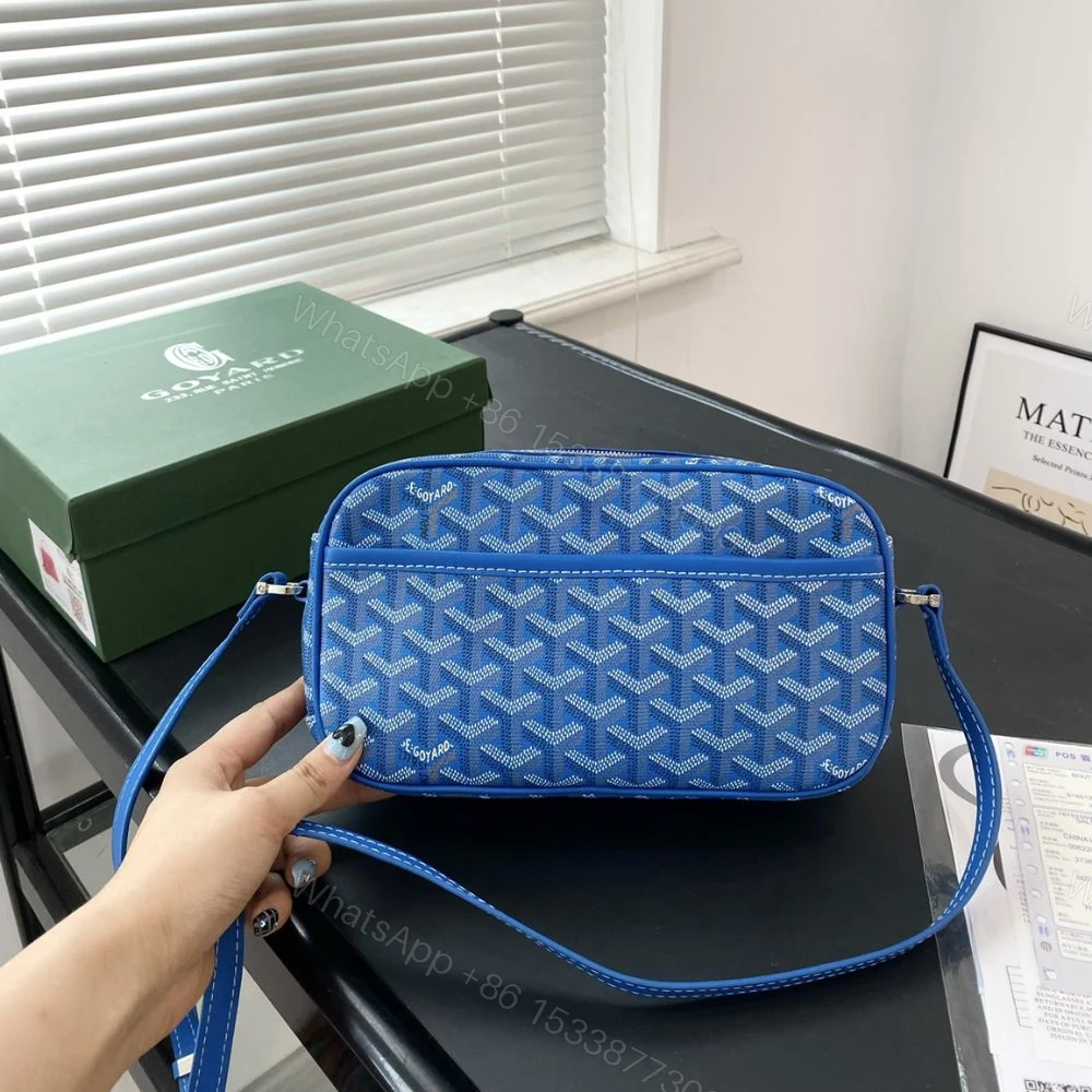 View 2 of GOYARD CAP VERT BAG BLUE 23CM