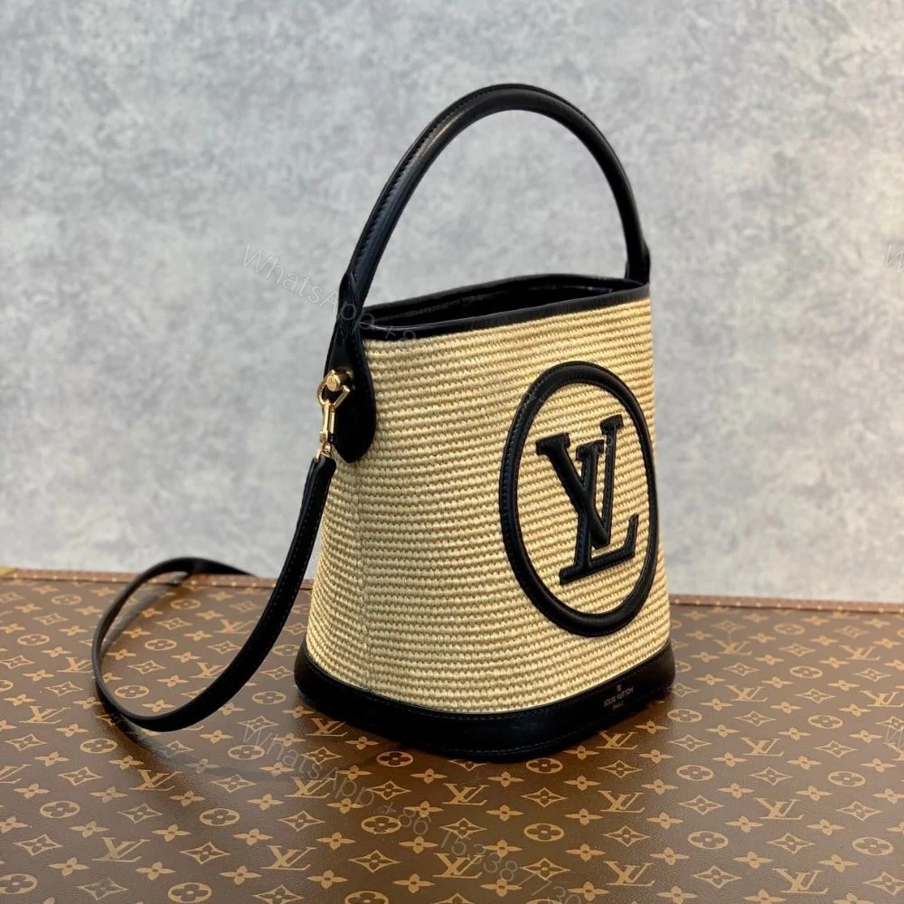 View 3 of Louis Vuitton Petit Bucket Black 24Cm M59961