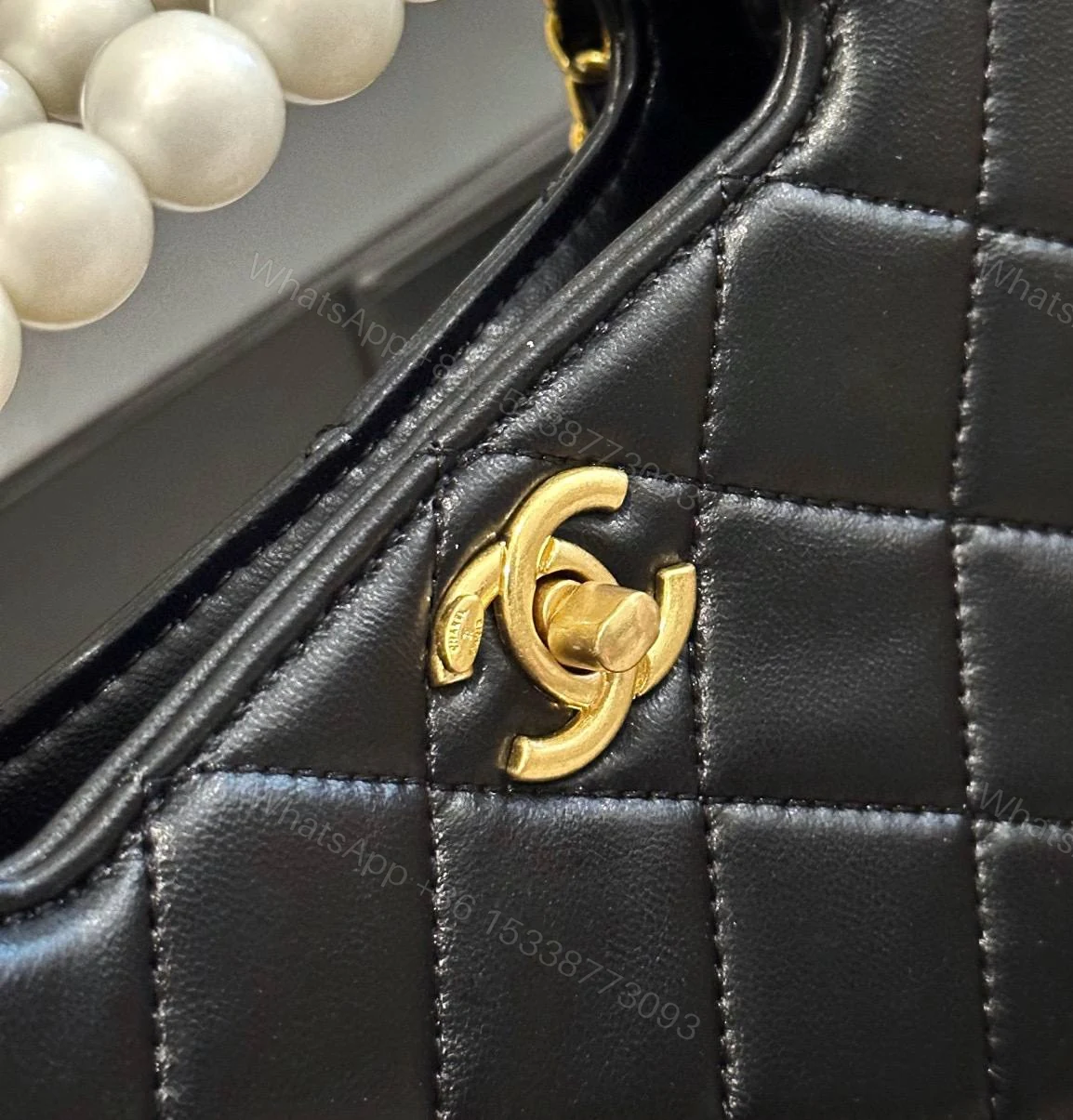 View 7 of Chanel New Pearl Clutch Bag