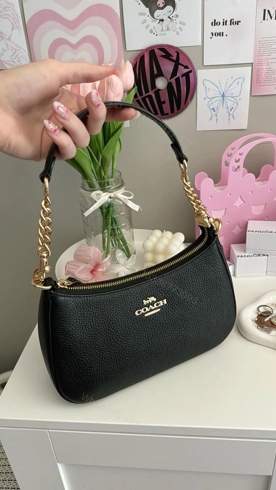 View 15 of FIRST COPY Coach Teri Shoulder Bag