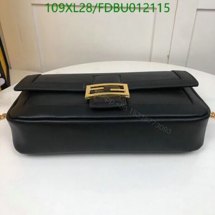 View 9 of Fendi Knockoff Baguette Chain Leather Medium Bag FDBU817 – Timeless Elegance
