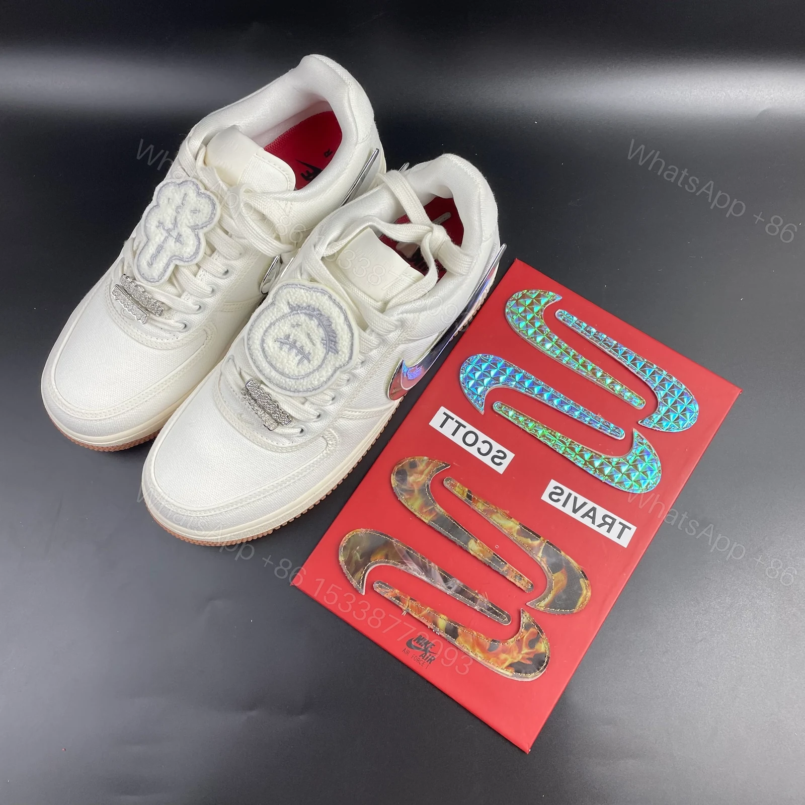 View 8 of Nike Air Force 1 Low Travis Scott Sail