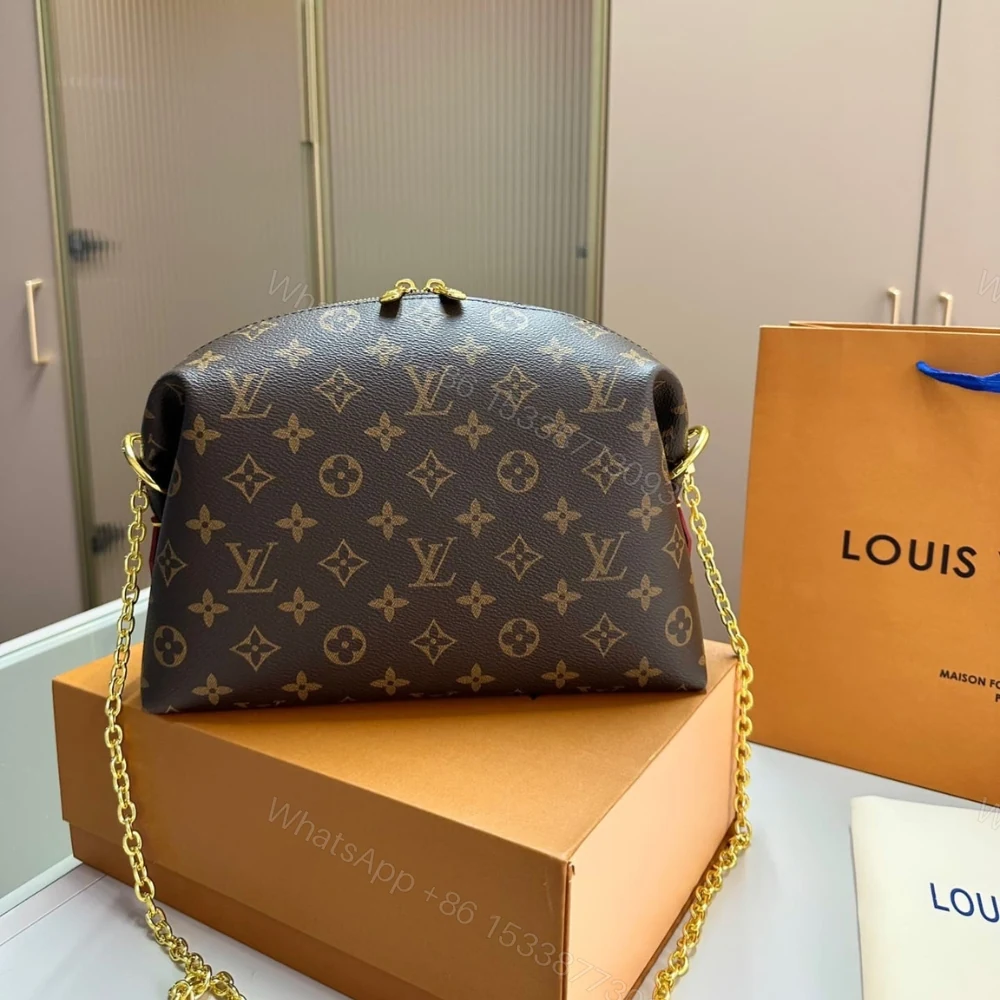 View 2 of Louis Vuitton Cosmetic Pouch Gm Brown 27Cm M46458