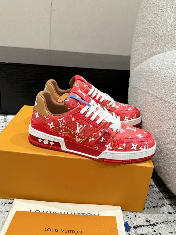 View 5 of Bold LV Monogram High-Tops: Luxury Streetwear Sneakers