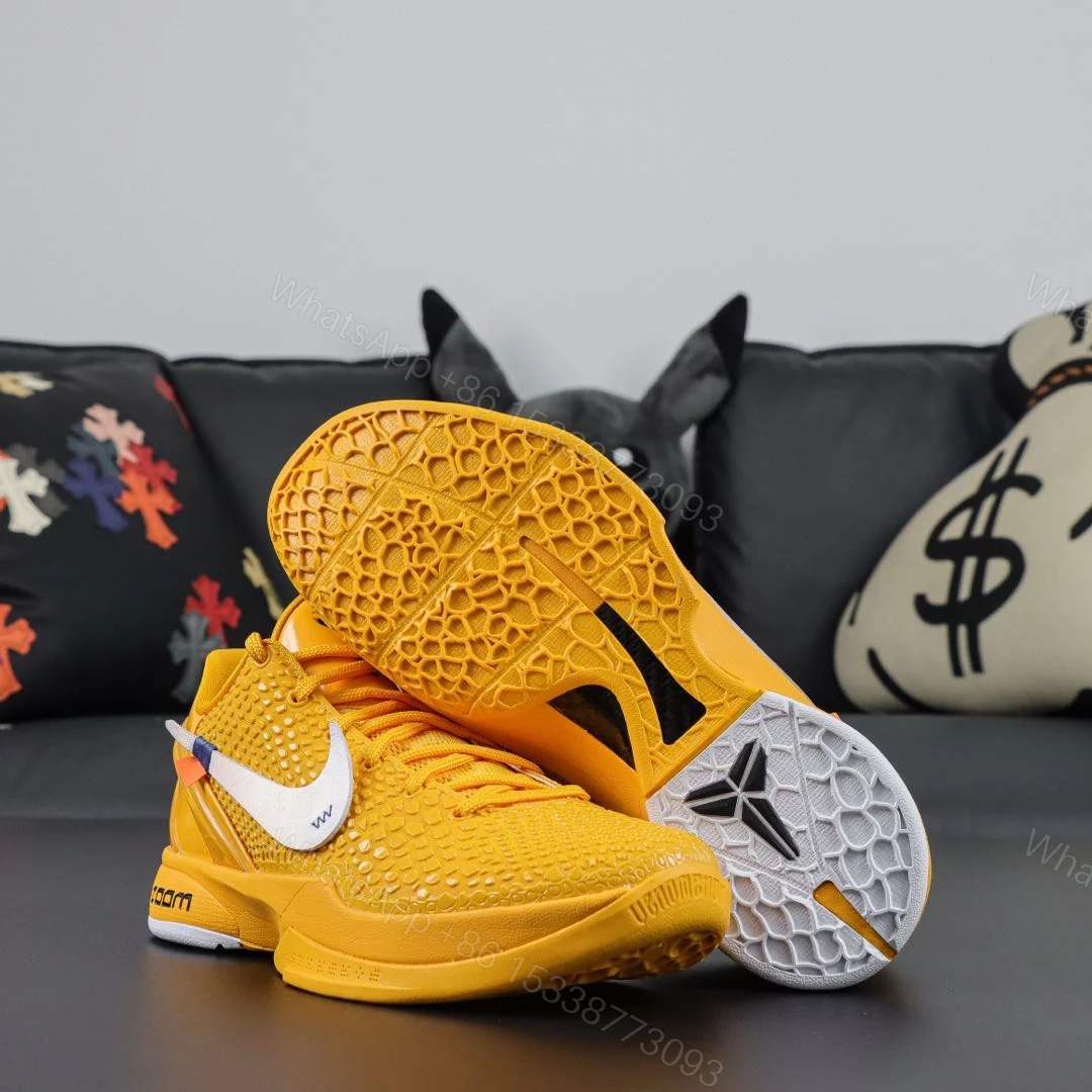 View 3 of Off White Kobe 6 Protro Yellow Reps