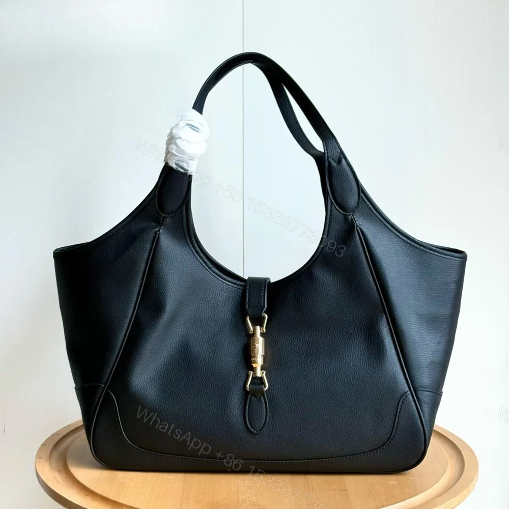 View 2 of Gucci Mercato Medium Tote Bag Black Leather 35cm