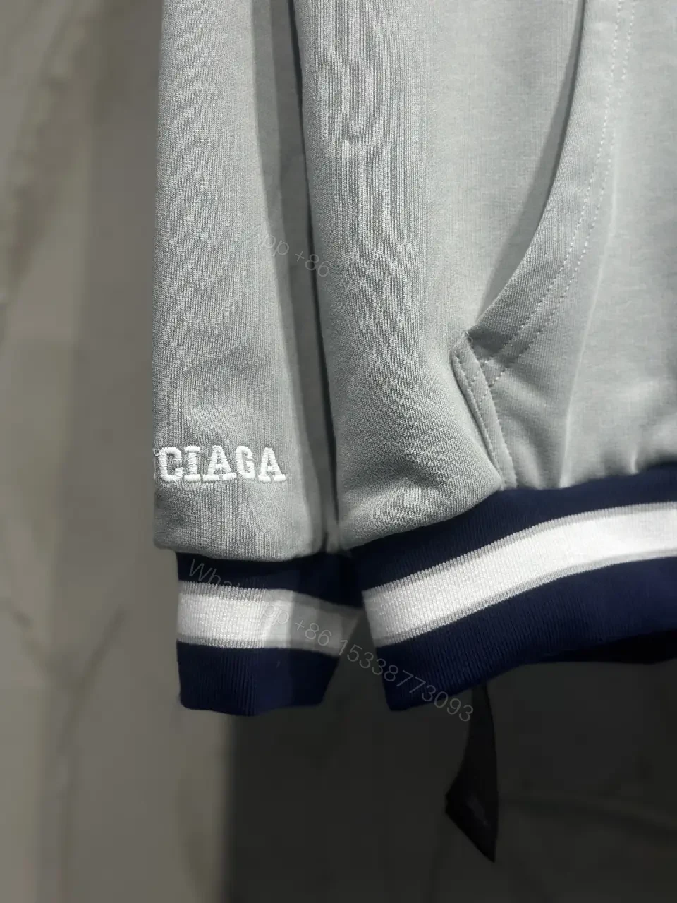 View 14 of Gradient Grey Gradient Hoodie: Luxe Streetwear Comfort