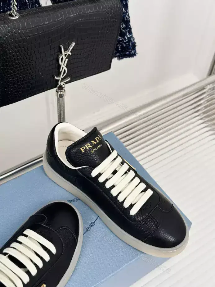 View 6 of PRADA SUEDE SNEAKERS ALABASTER BLACK – PRD082