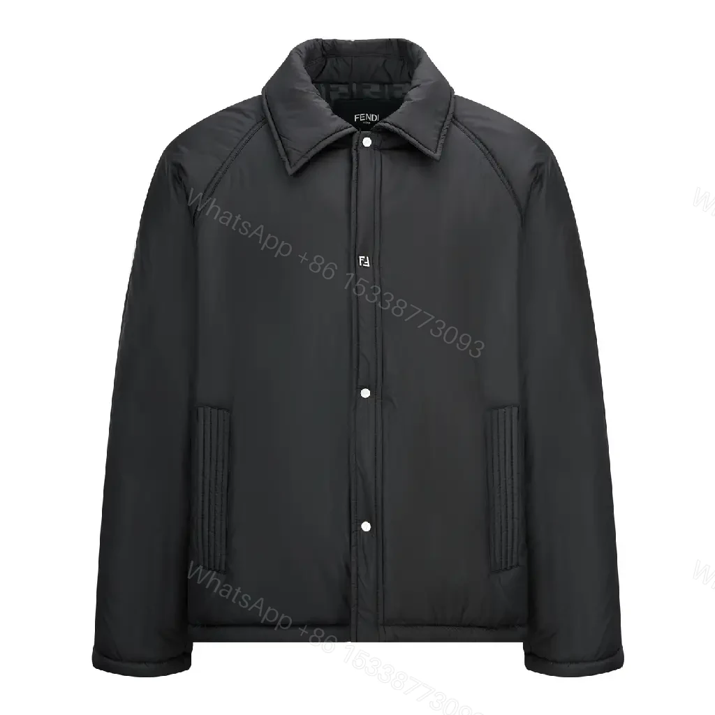 Premium Puff Jacket: Textured Panels, Sleek Minimalist Comfort — view 1