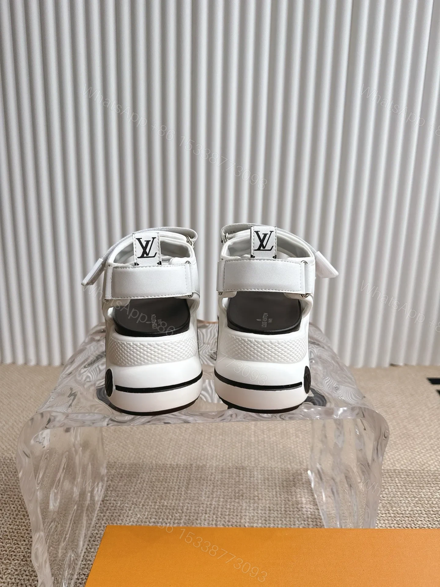 View 2 of LV Women White Synthetic Strap Sandals