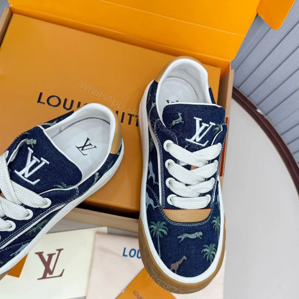 View 6 of Louis Vuitton LV The Darjeeling Limited LV Tilted Sneaker Blue 1AJTLH