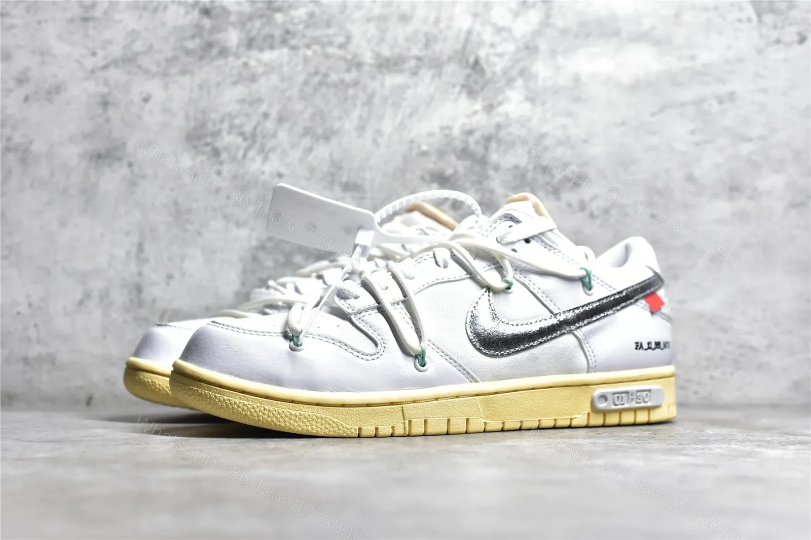 View 9 of Nike Dunk Low Off-White Lot 1 Reps