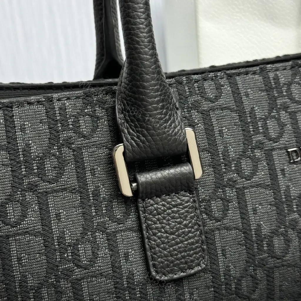 View 7 of Compact Luxury Messenger Backpack: Monogram Texture, All‐Day Comfort