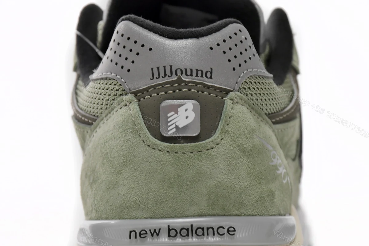 View 3 of JJJJound x New Balance 990v3 Olive M990JD3