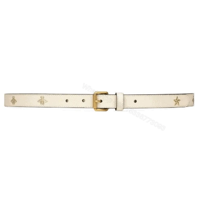 GUCCI BELT WITH BEES AND STARS PRINT – B34 — view 1