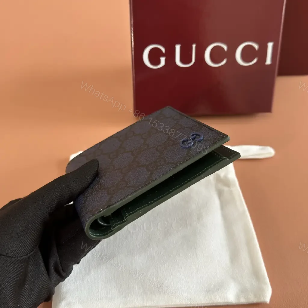 View 8 of Charcoal Canvas Bi-Fold Wallet: Chic, Durable, Minimalist Style