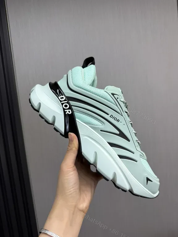 View 5 of Mint + Leather + Streetwear + Dior branding + Sneaker