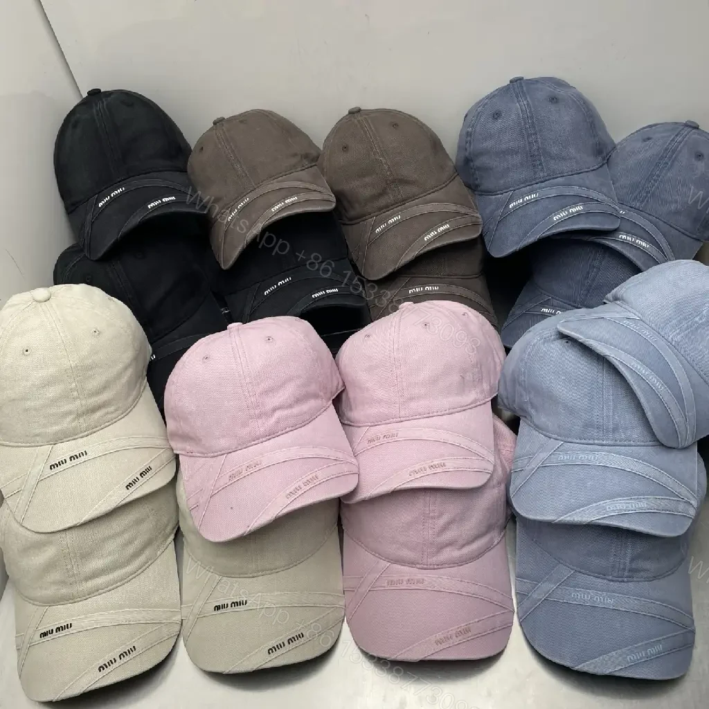 View 9 of Pastel Six-Panel Cap with Curved Brim and Logo Band