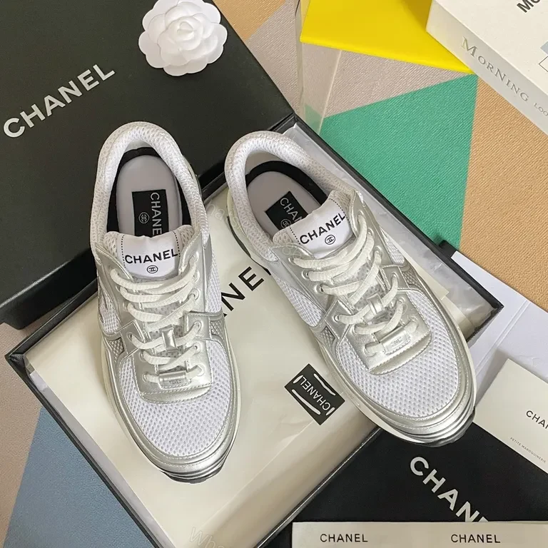 Chanel-Inspired Luxe Sneaker: Sporty Comfort & Style — view 1