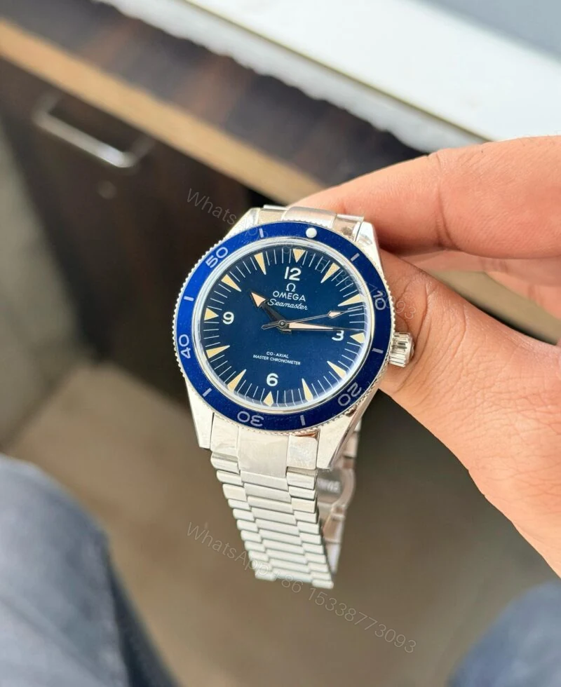 View 4 of Omega Seamaster 300 Heritage Blue Dial Automatic