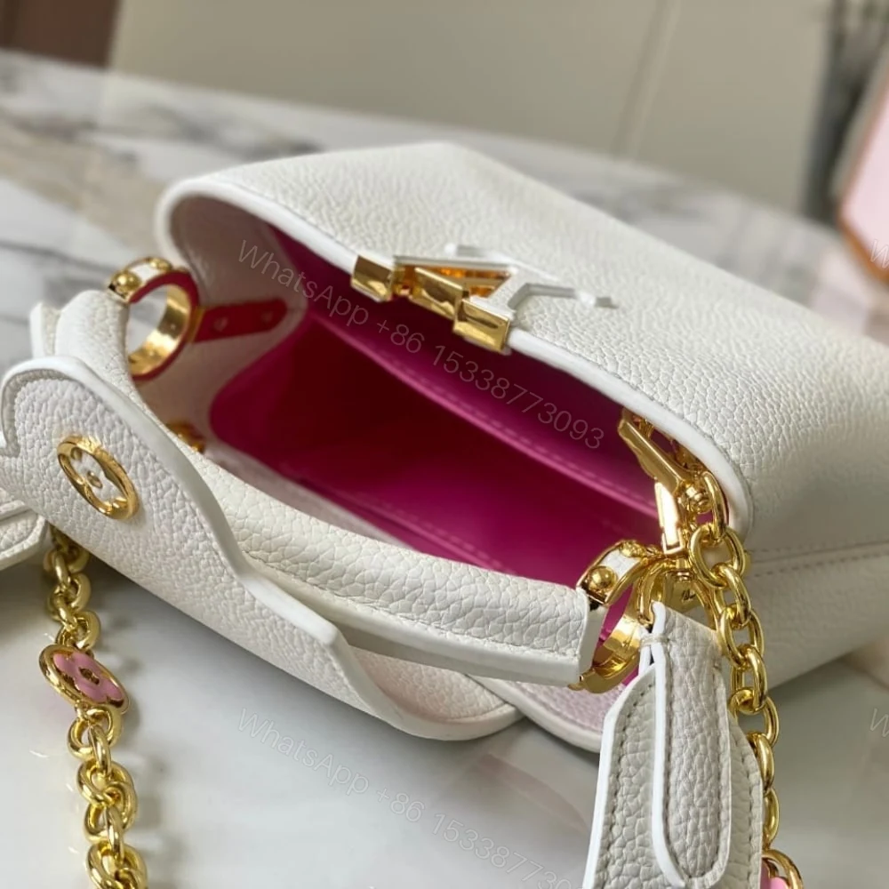 View 9 of Louis Vuitton Capucines Mini White 21Cm M23718