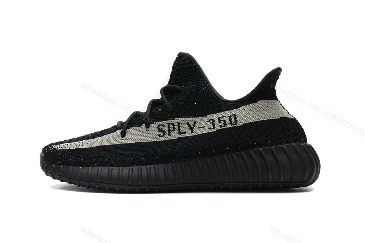 View 15 of (OG)Adidas Fake Yeezy 350 V2 Core BlackWhite Real Boost BY1604