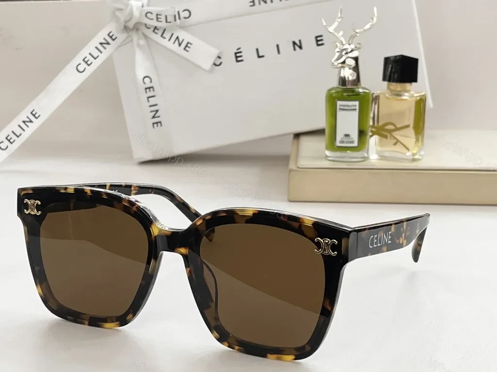 View 2 of Bold Square Black Acetate Sunglasses â€” Designer-Inspired Luxury