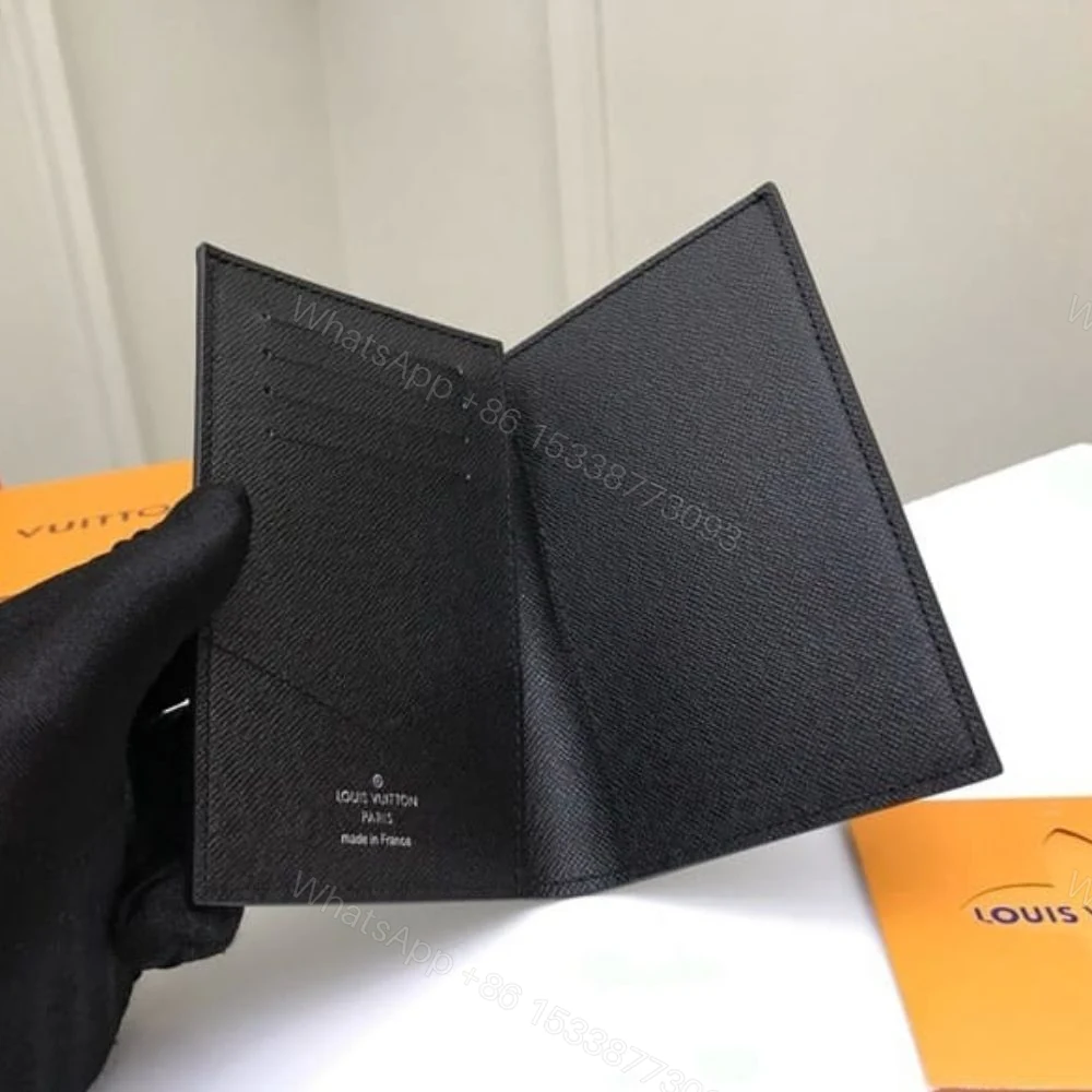 View 4 of Louis Vuitton Passport Cover Damier Graphite 14Cm N64411