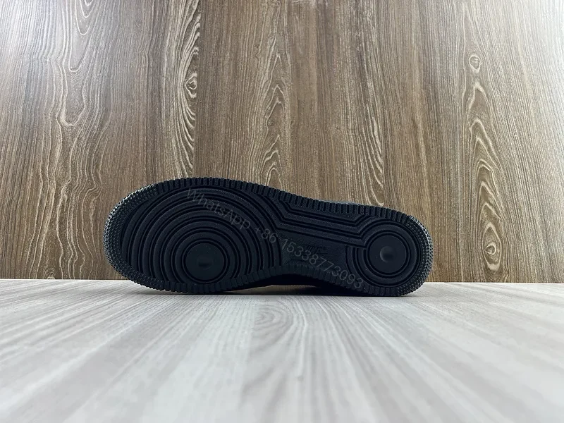 View 6 of Covert Black Leather Nike X Supreme Luxe Sneaker