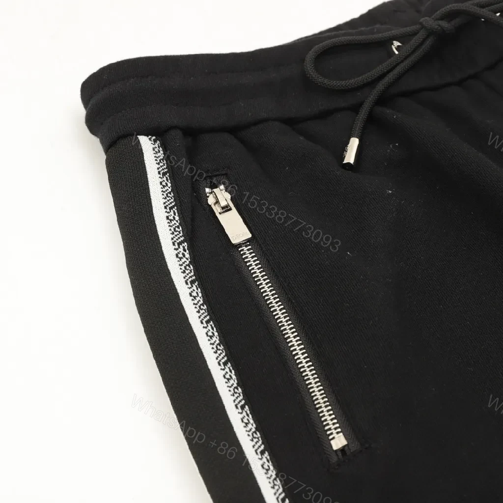View 10 of Black Wide-Leg Track Pants with Dior Stripe Detailing