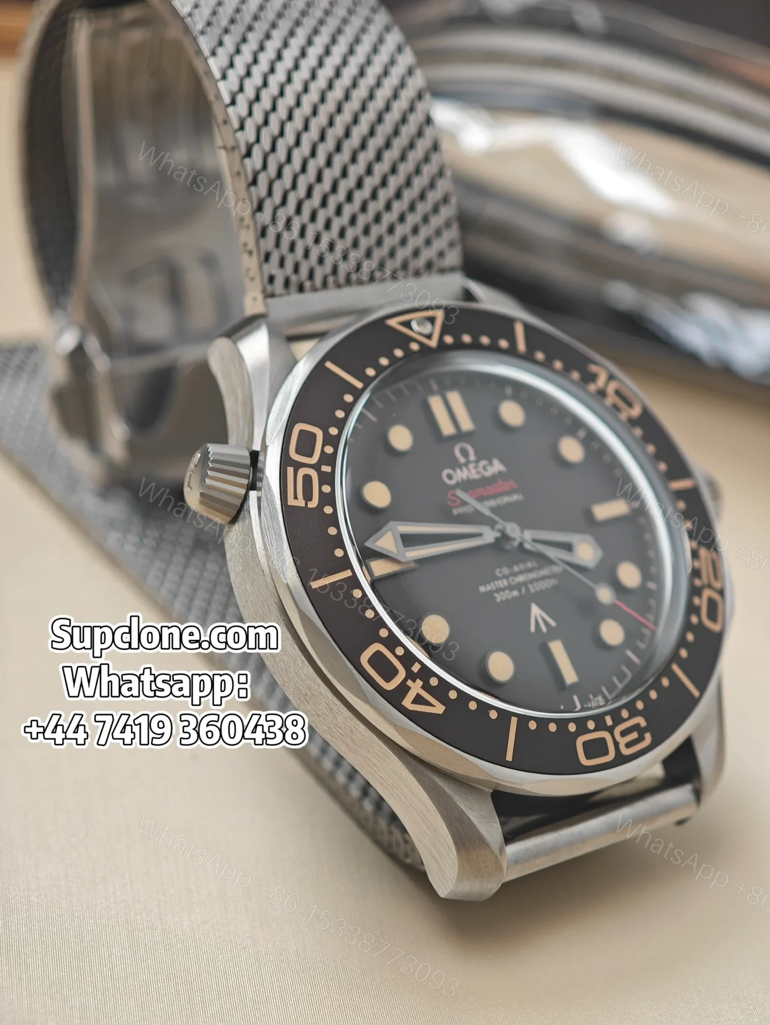 View 8 of Omega Super Clone Seamaster Diver 300M “No Time To Die” 42mm 210.90.42.20.01.001