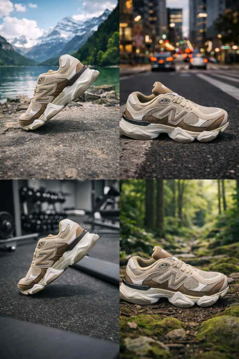 View 2 of First Copy New Balance 9060 Sparrow Flat Taupe